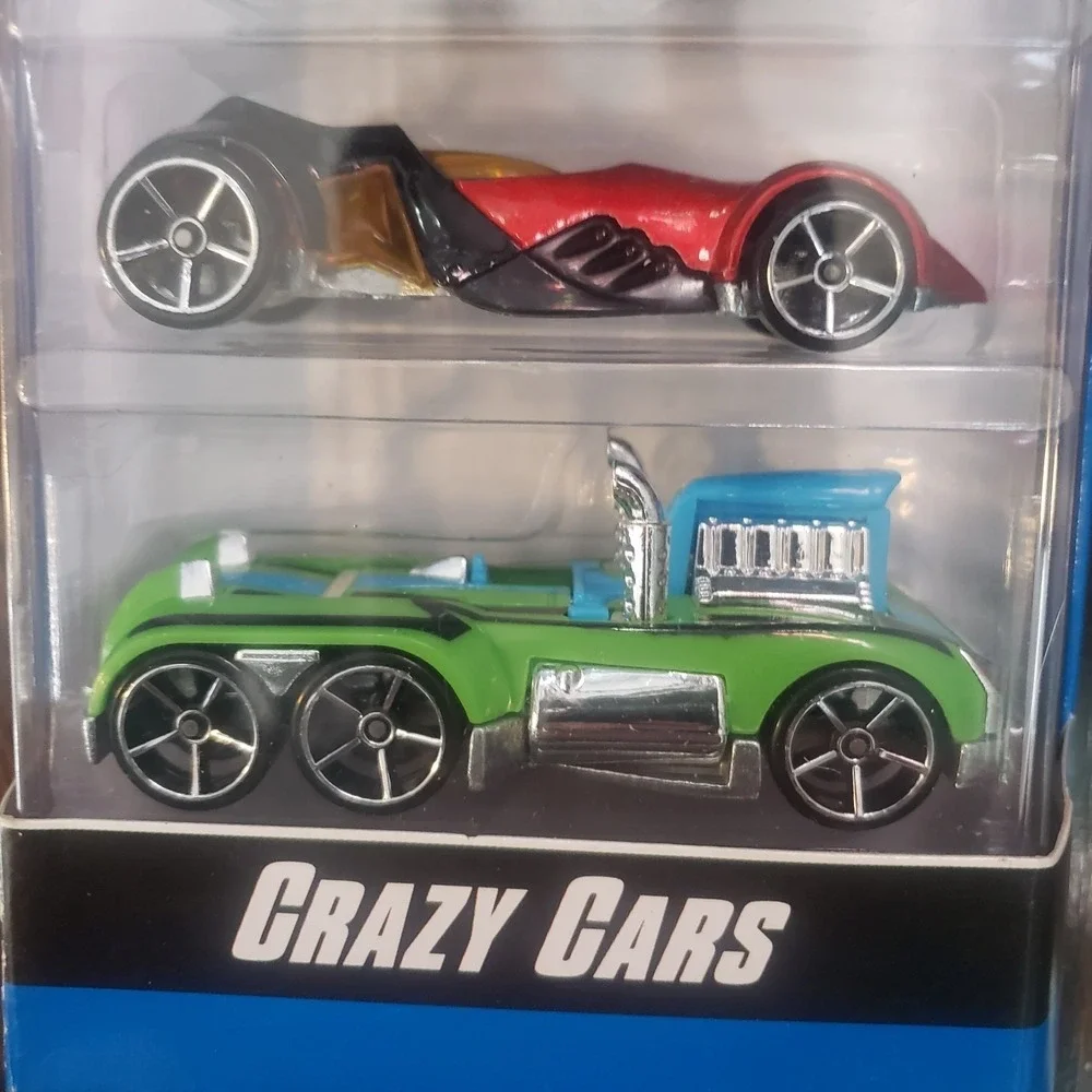 Hot Wheels Crazy Cars 5-Pack Die-Cast Toy Vehicles Set 1:64 Scale New